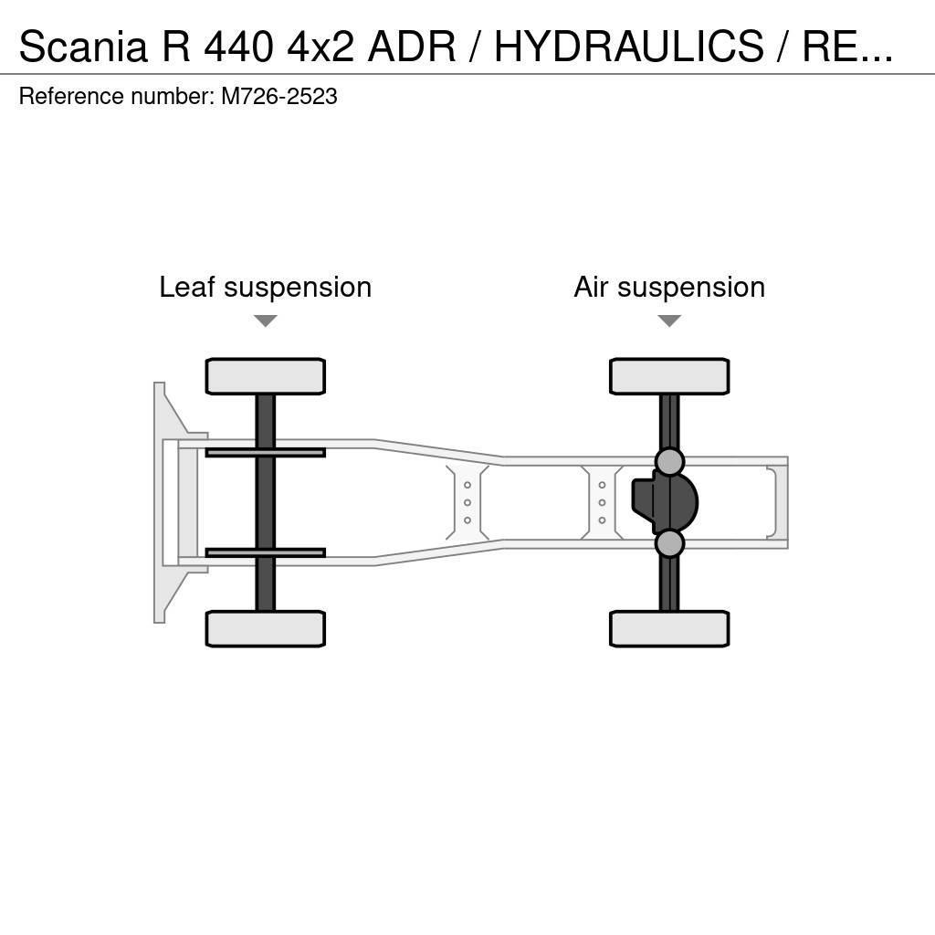 Scania R 440 4x2 ADR / HYDRAULICS / RETARDER Sattelzugmaschinen
