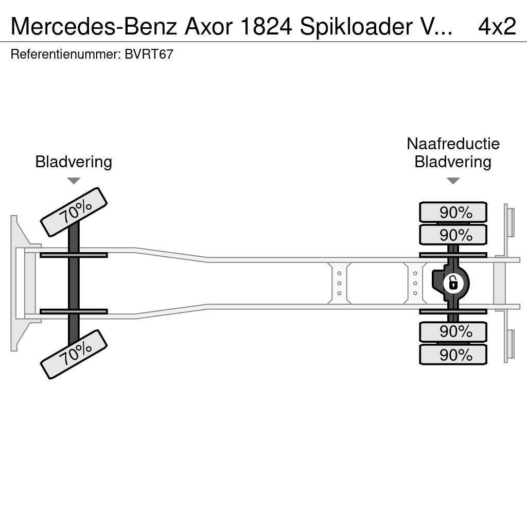 Mercedes-Benz Axor 1824 Spikloader VDL Euro5 Valid inspection 1- Kipplader