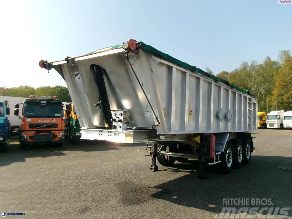 Benalu Tipper trailer alu 25 m3 + tarpaulin Kippladerauflieger