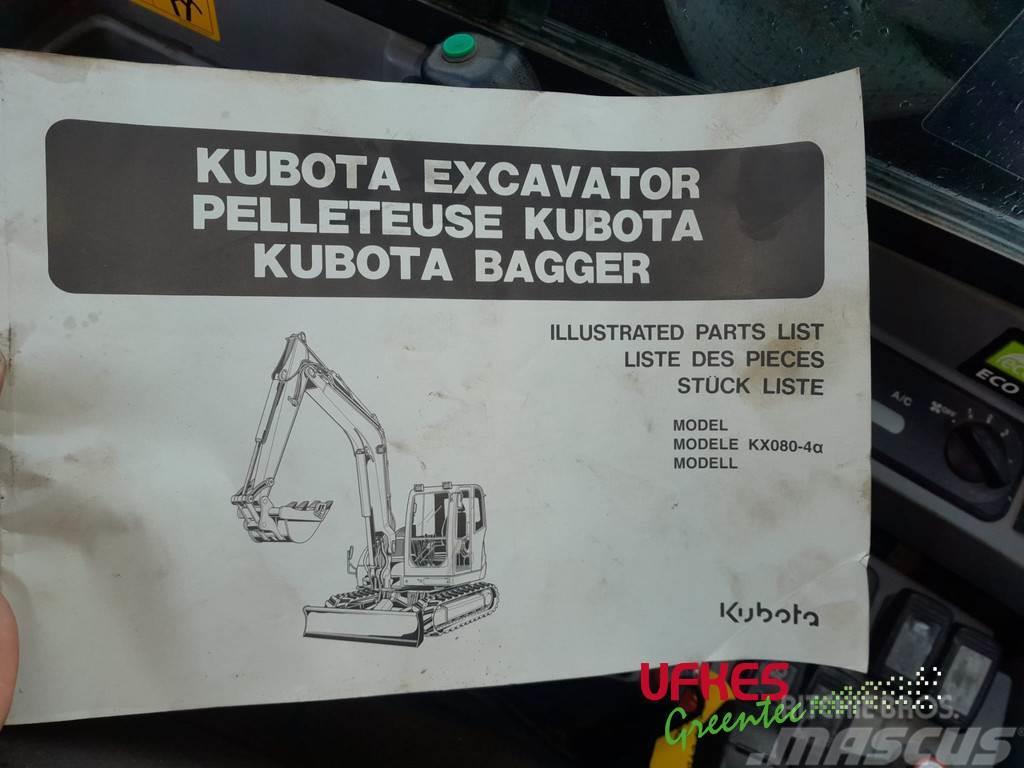 Kubota KX080-4 Alpha Midibagger  7t - 12t