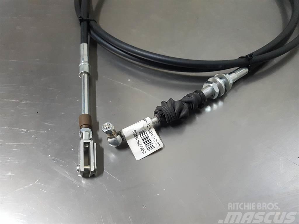 Terex TL160-5692609963-Throttle cable/Gaszug/Gaskabel Chassis