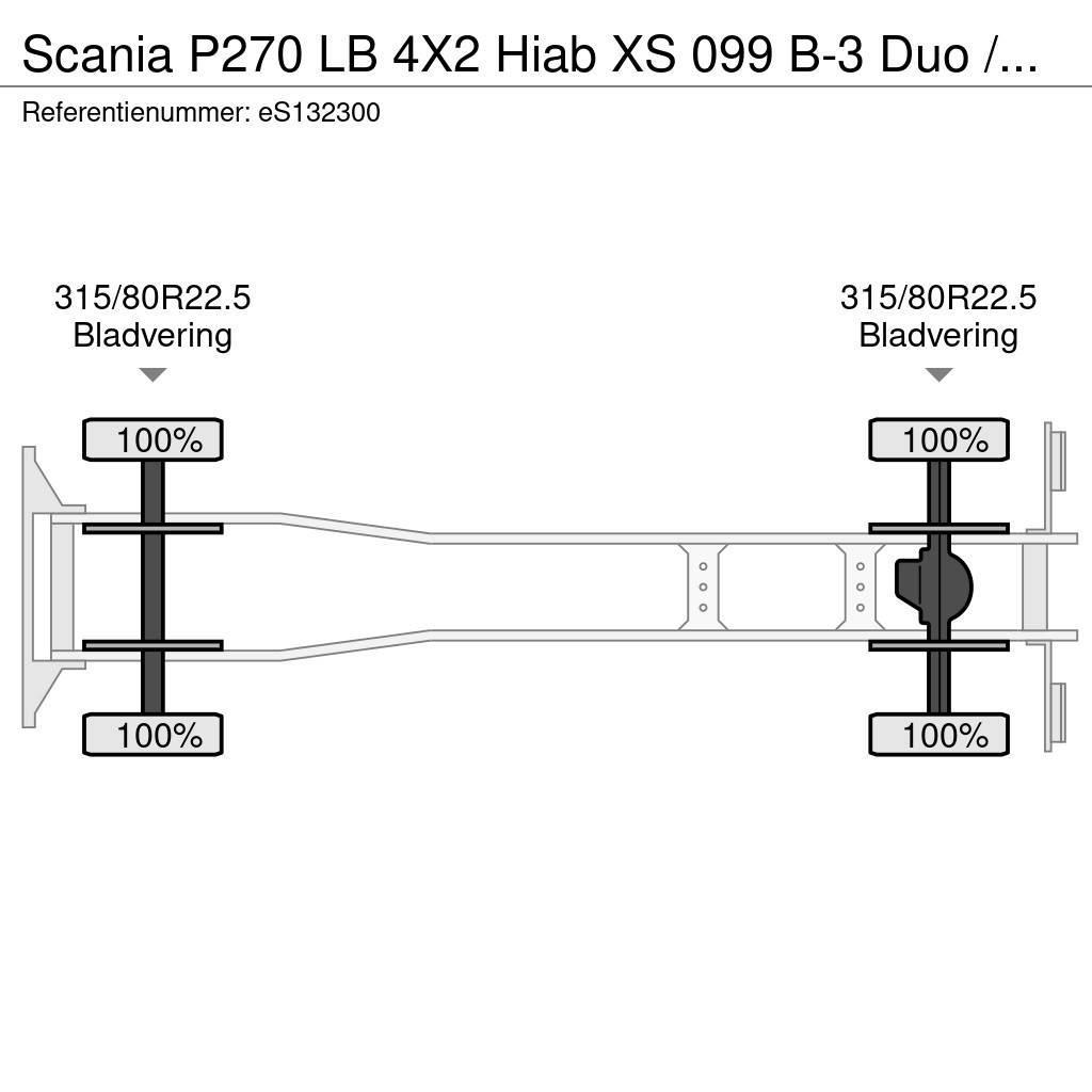 Scania P270 LB 4X2 Hiab XS 099 B-3 Duo / NEW/UNUSED All-Terrain-Krane