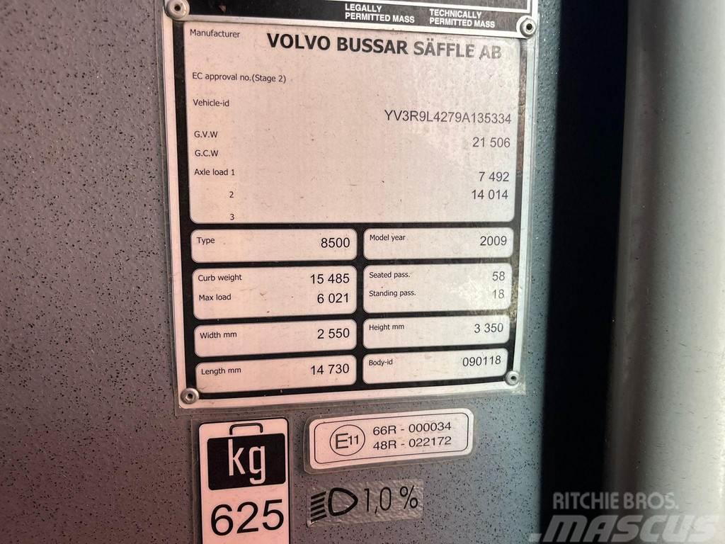 Volvo B12M 8500 6x2 58 SATS / 18 STANDING / EURO 5 Stadtbusse