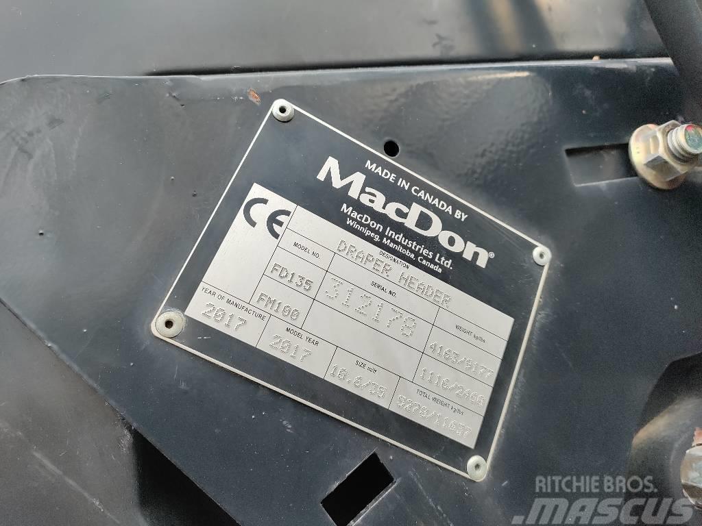 MacDon FD135 Erntevorsätze