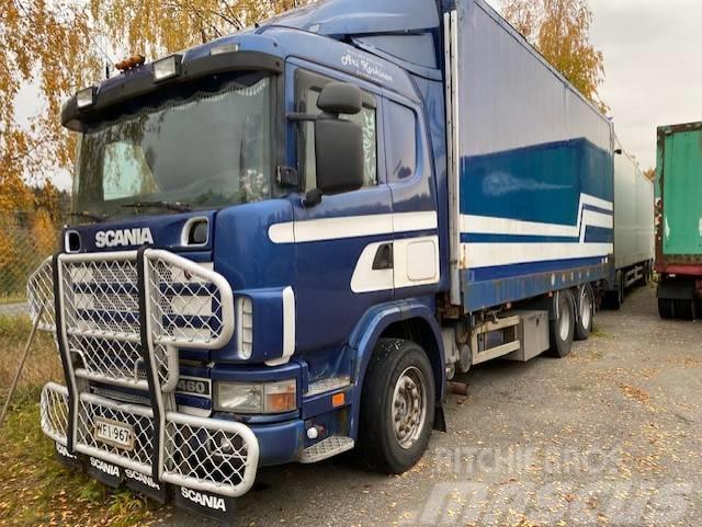 Scania R 144-460 , 6X2 Kleinholztransporter