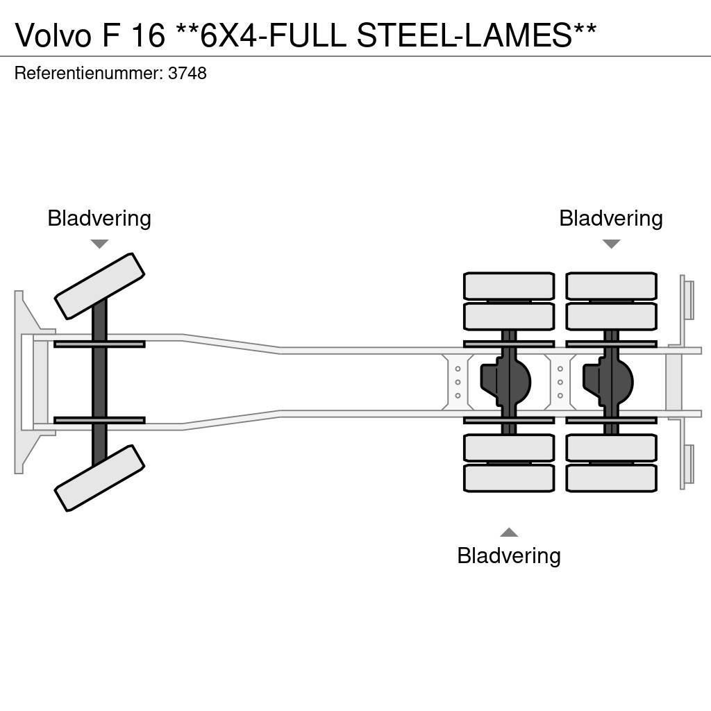 Volvo F 16 **6X4-FULL STEEL-LAMES** Wechselfahrgestell