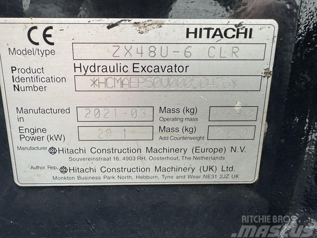 Hitachi ZX 48 U-6 Minibagger < 7t