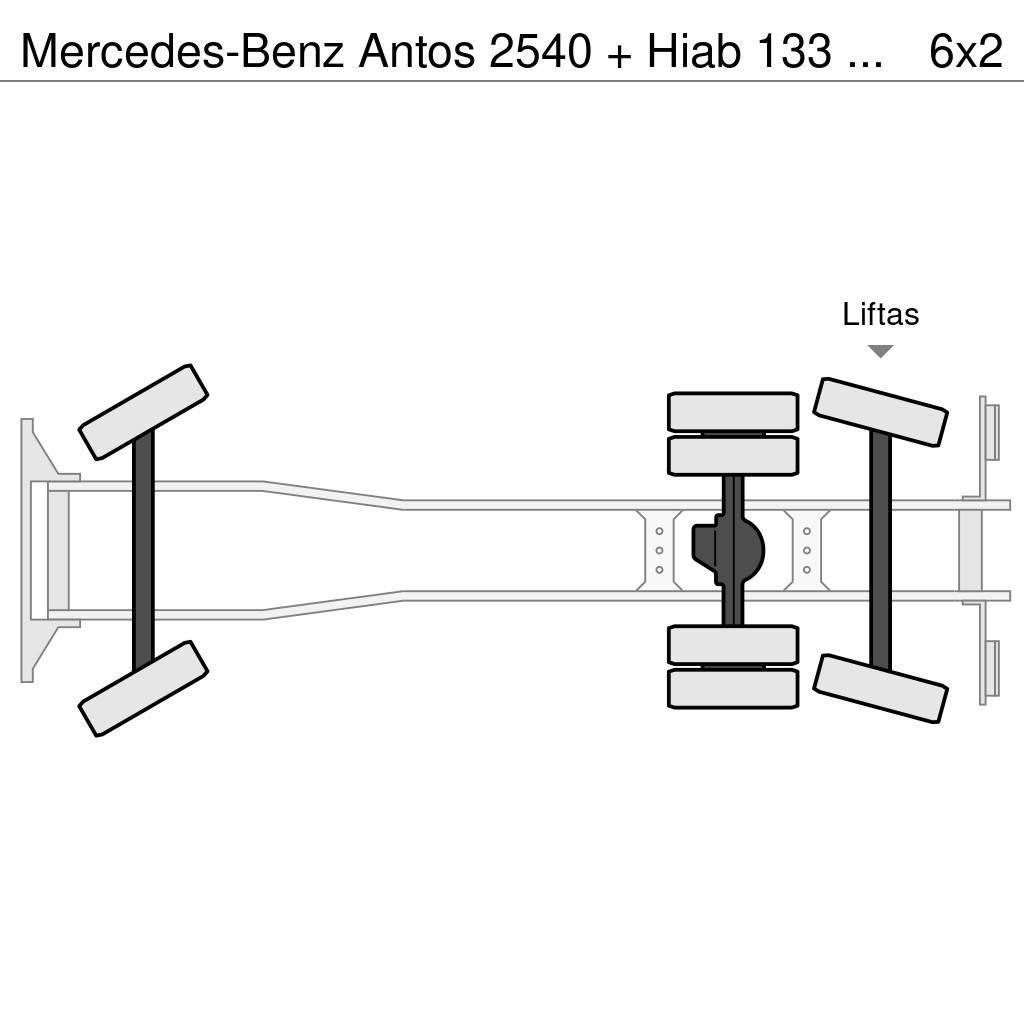 Mercedes-Benz Antos 2540 + Hiab 133 K pro crane All-Terrain-Krane