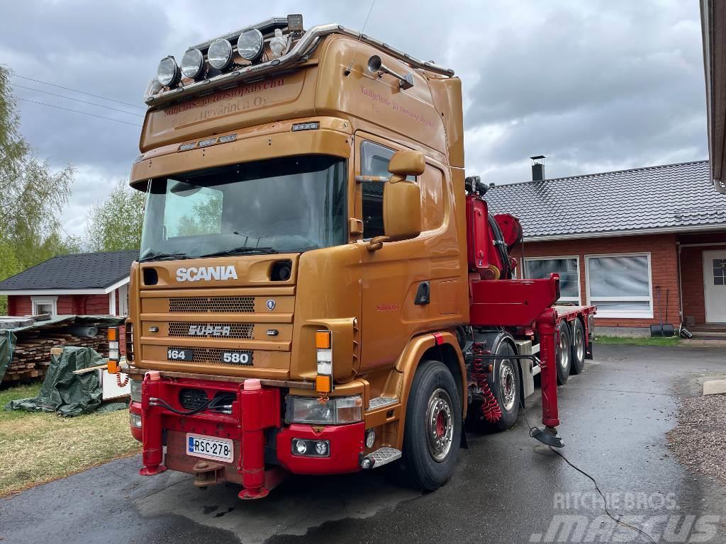 Scania R164 8x2 +Copma 990.6 nosturi+Jibi, kympitys 2028v Kranwagen