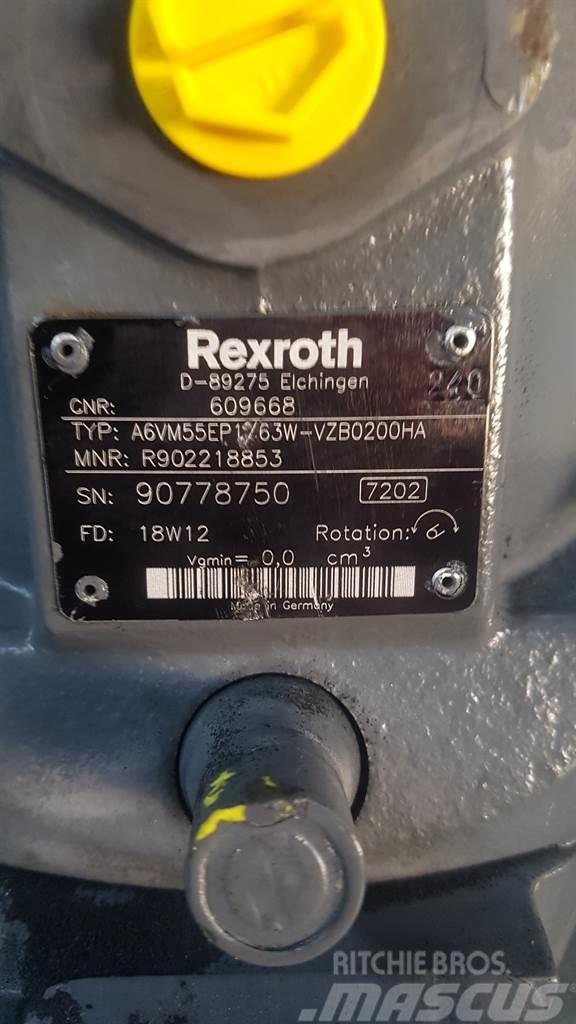 Rexroth A6VM55EP1/63W - Drive motor/Fahrmotor/Rijmotor Hydraulik
