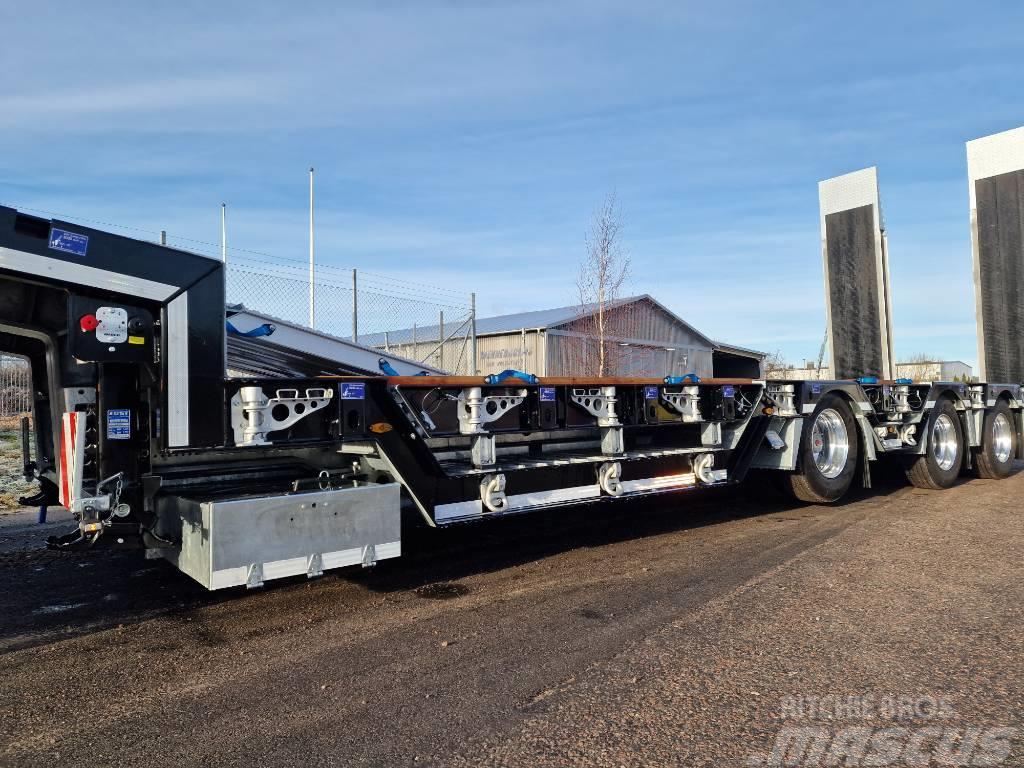 Humbaur HTS30  flatbed semi-trailer Tieflader-Auflieger