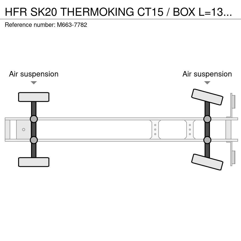 HFR SK20 THERMOKING CT15 / BOX L=13450 mm Kühlauflieger