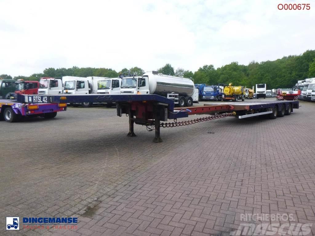 Nooteboom 3-axle semi-lowbed trailer OSDS-48-03V / ext. 15 m Tieflader-Auflieger