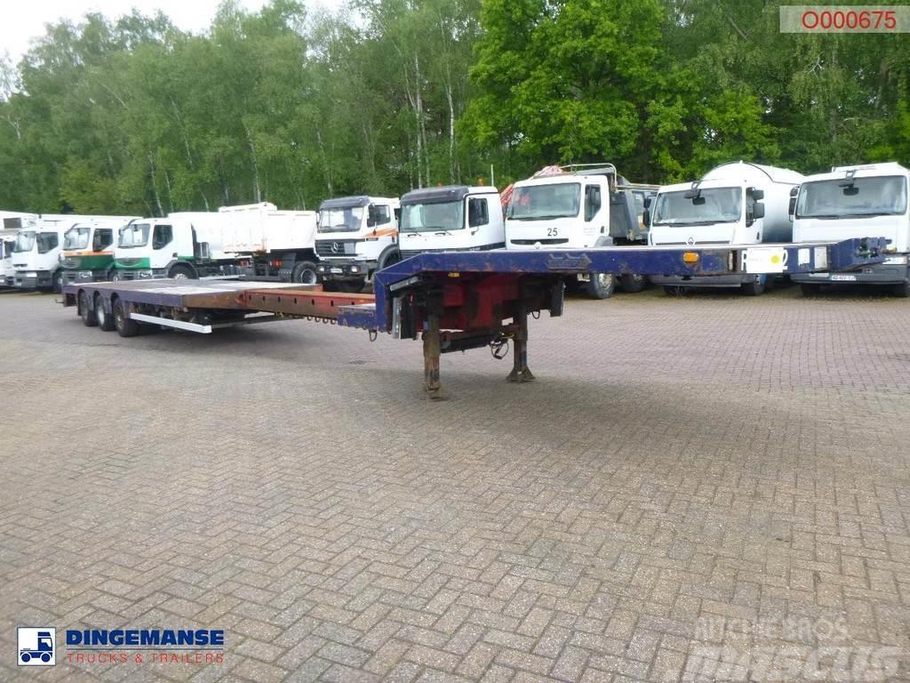 Nooteboom 3-axle semi-lowbed trailer OSDS-48-03V / ext. 15 m Tieflader-Auflieger