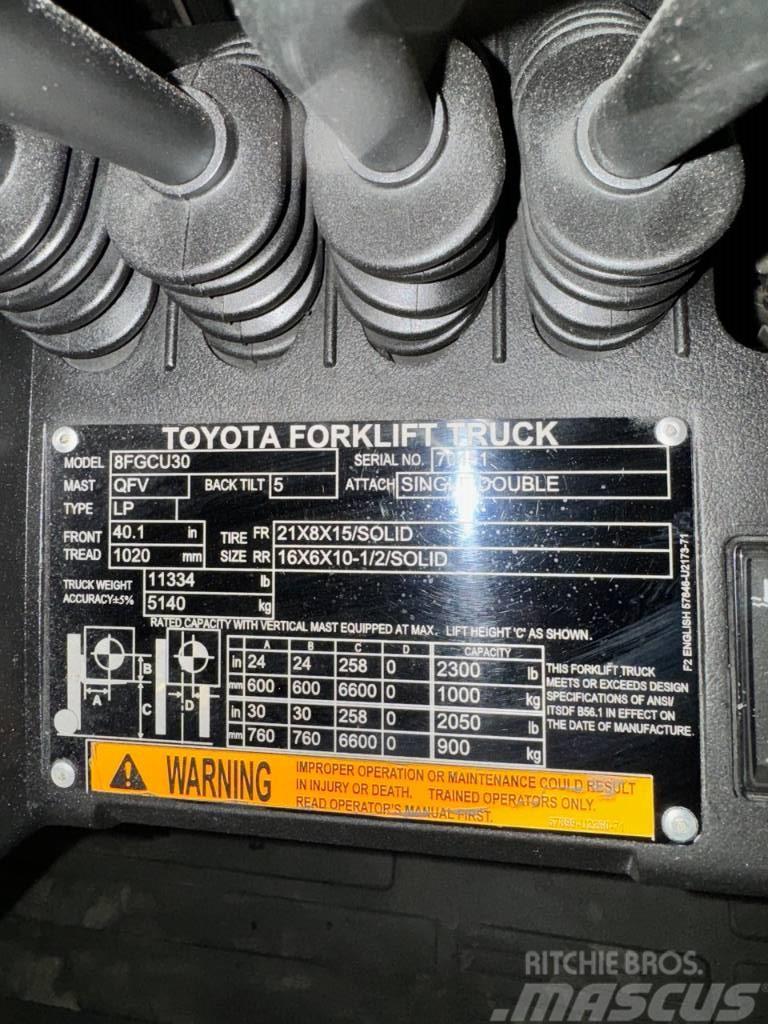 Toyota 8 FG CU 30 Andere Gabelstapler