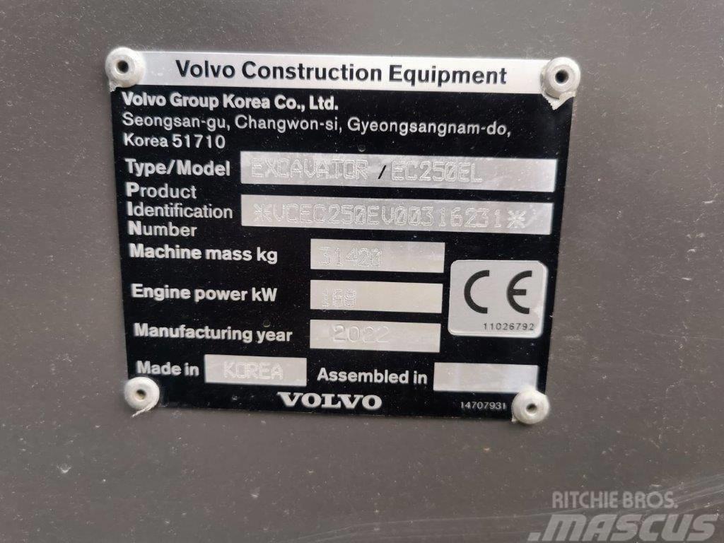 Volvo EC250EL Raupenbagger
