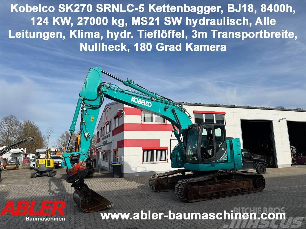 Kobelco SK270 SRNLC-5 Kettenbagger Kurzheck MS21 Klima Raupenbagger
