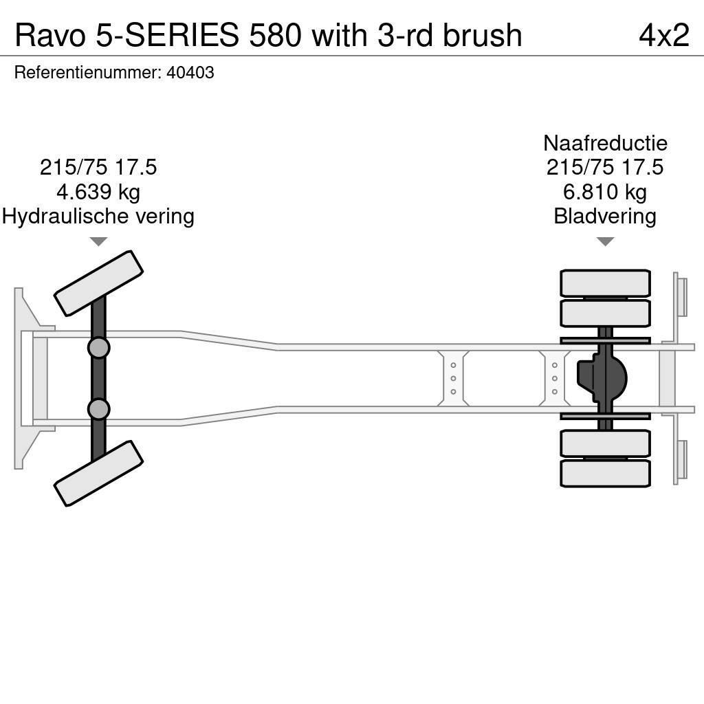 Ravo 5-SERIES 580 with 3-rd brush Kehrmaschine