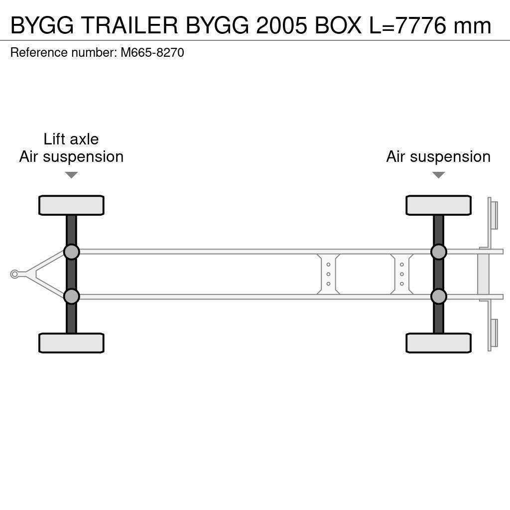  Bygg TRAILER BYGG 2005 BOX L=7776 mm Anhänger-Kastenaufbau