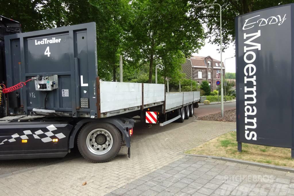 Lecitrailer E3 Semie With Sideboards Tieflader-Auflieger