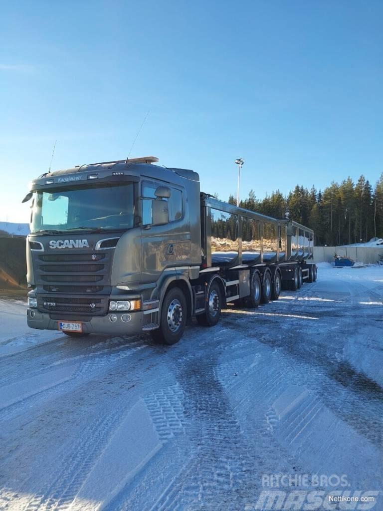 Scania R730 - 58 m3 yhdistelmä LB10x4*6HNB Kipper