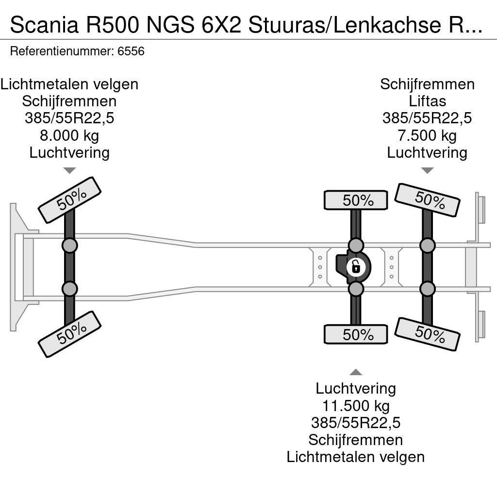 Scania R500 NGS 6X2 Stuuras/Lenkachse Retarder AHK Pritsche & Plane