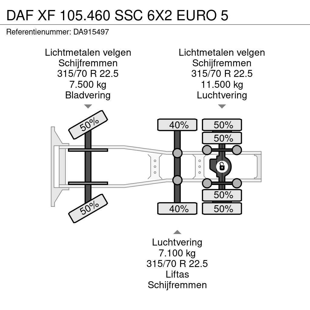 DAF XF 105.460 SSC 6X2 EURO 5 Sattelzugmaschinen