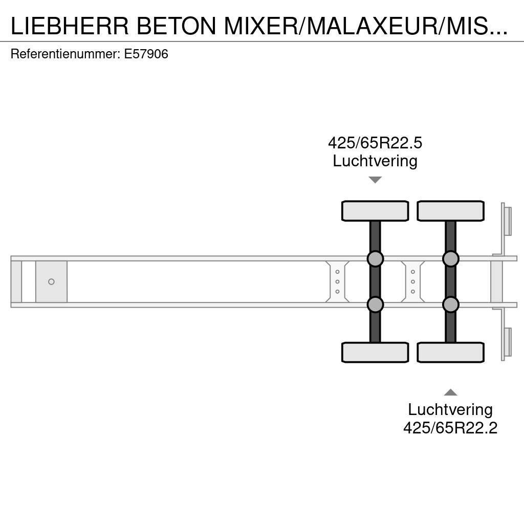 Liebherr BETON MIXER/MALAXEUR/MISCHER HTM 1204 - 12M³ Andere Auflieger