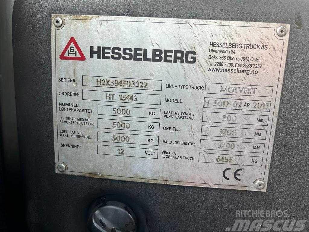 Linde H50D-02 5 TON / 5 METERS Dieselstapler
