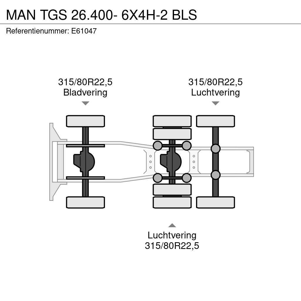 MAN TGS 26.400- 6X4H-2 BLS Sattelzugmaschinen