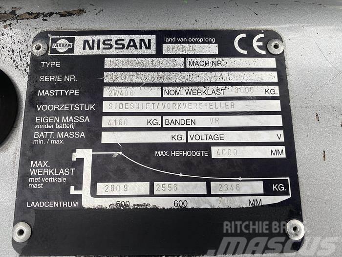 Nissan Heftruck, 3 ton Gasstapler