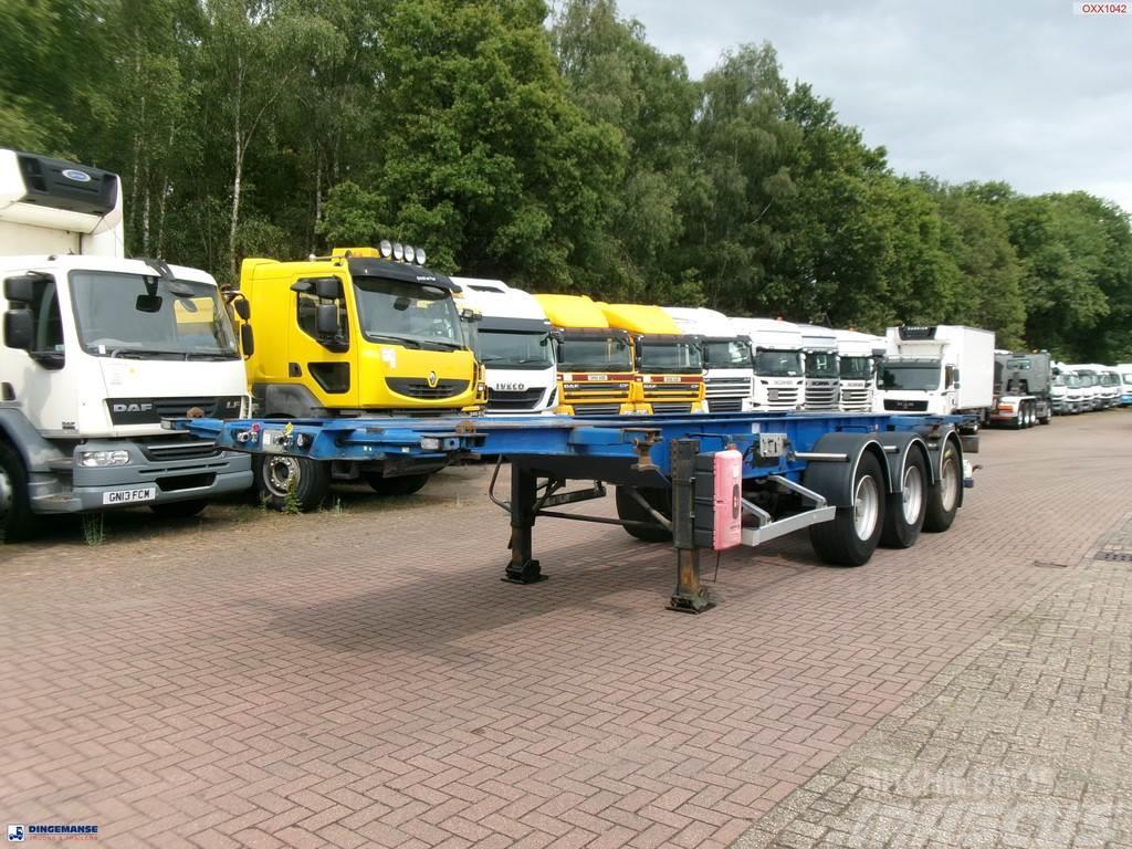 General Trailer 3-axle container trailer 20-25-30 ft Containerauflieger