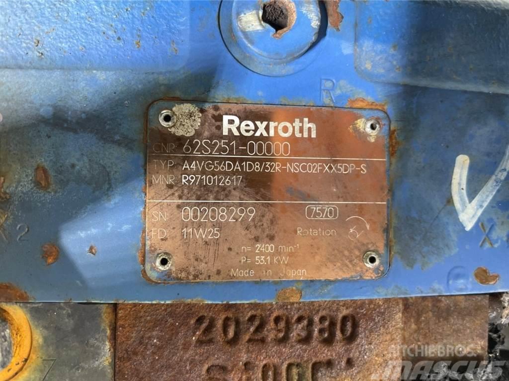 Hitachi ZW95LSD-Rexroth A4VG56DA1D8/32R-Drive pump/Rijpomp Hydraulik