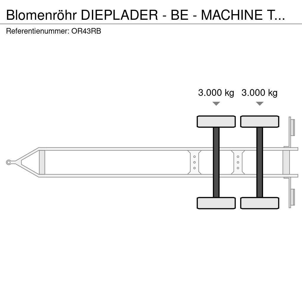  Blomenrohr DIEPLADER - BE - MACHINE TRANSPORT Tieflader