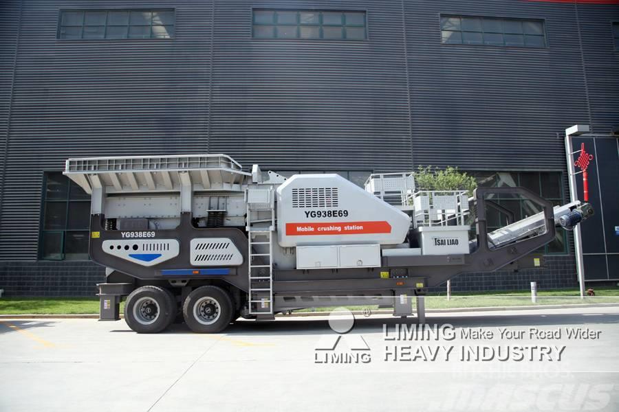 Liming 150-300tph Mobile Primary Jaw Crusher Mobile Brecher