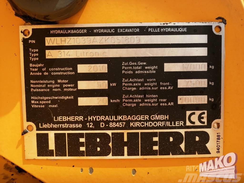 Liebherr A 314 Litronic Mobilbagger
