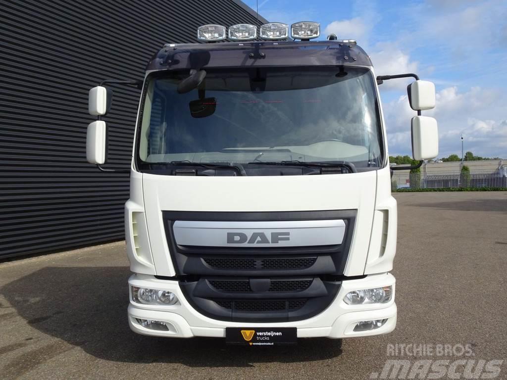 DAF LF 210 EURO 6 / OPRIJ WAGEN / MACHINE TRANSPORT Autotransporter