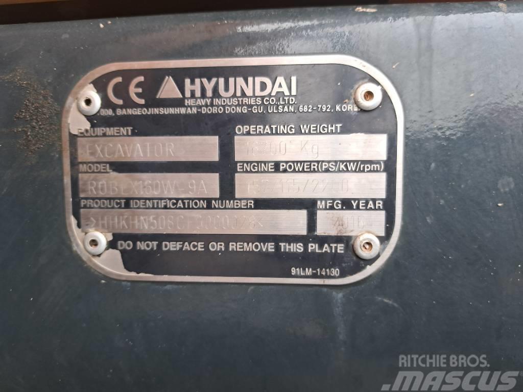 Hyundai R160W-9A Mobilbagger