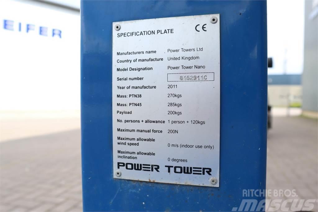 Power TOWER NANO SP Electric, 4.50m Working Height, 200k Gelenkteleskoparbeitsbühnen