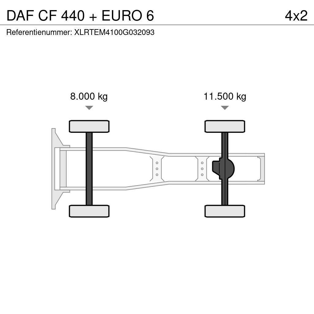 DAF CF 440 + EURO 6 Sattelzugmaschinen