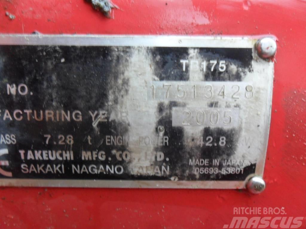 Takeuchi TB175 Midibagger  7t - 12t