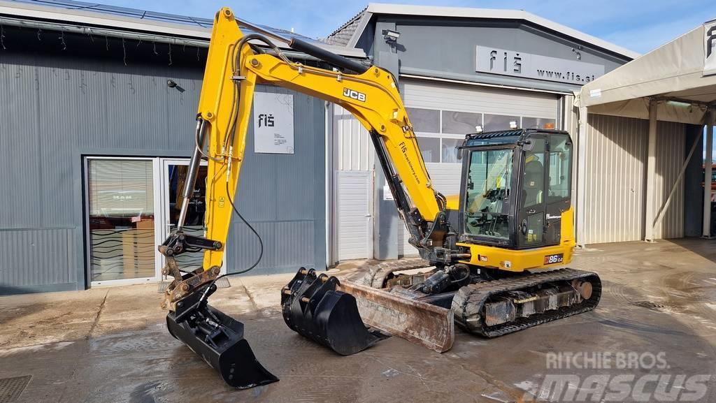 JCB 86C-2 - 3X BUCKETS - 2020 YEAR - 4530 WORKING HOUR Midibagger  7t - 12t