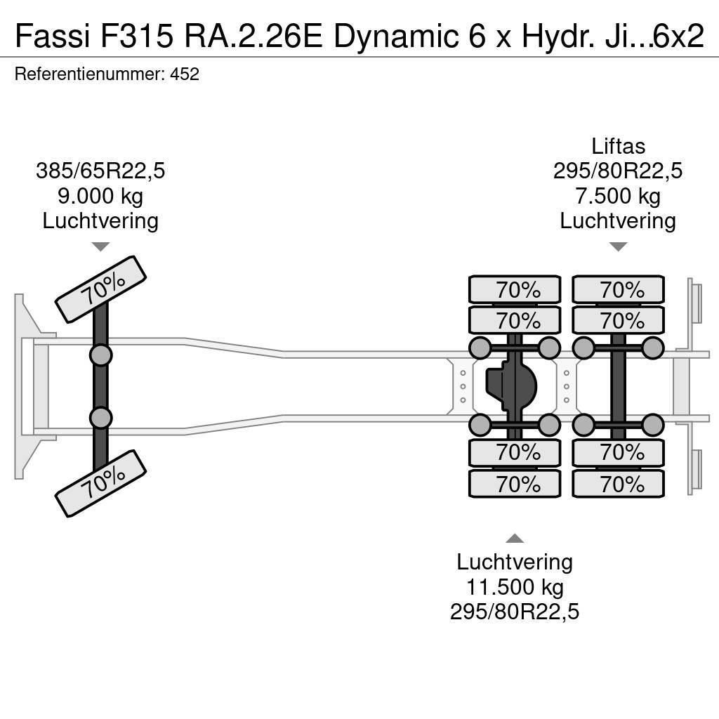 Fassi F315 RA.2.26E Dynamic 6 x Hydr. Jip 4 x Hydr Volvo All-Terrain-Krane