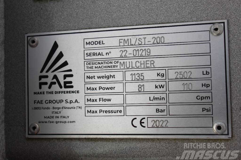 FAE Ex-Demo FML/ST-200 Forestry Mulcher Forstmulcher
