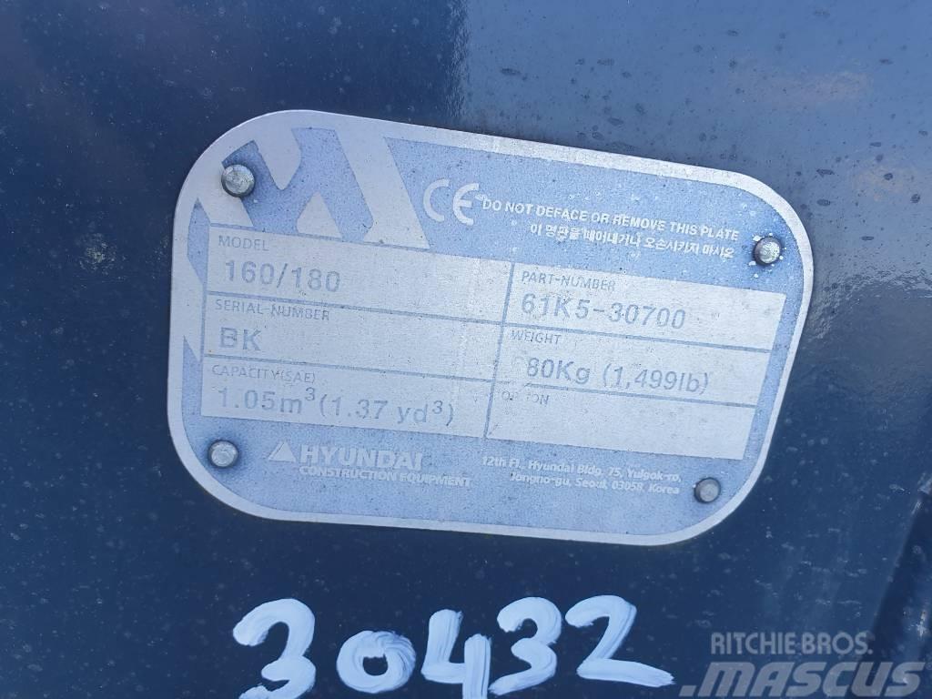 Hyundai Excvator Bucket, 61K5-30700, 180 Schaufeln