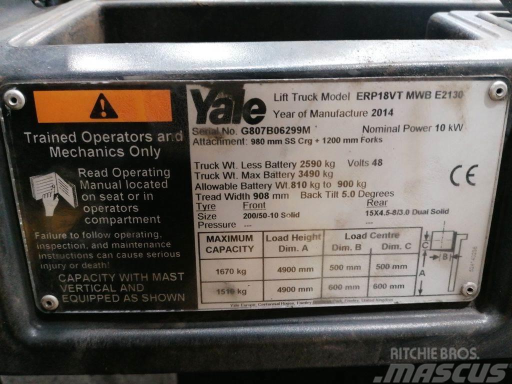 Yale ERP18VT Elektrostapler