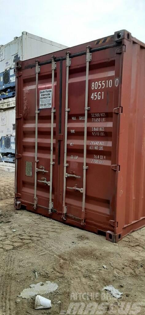 CIMC 40 FOOT HIGH CUBE USED SHIPPING CONTAINER Lagerbehälter