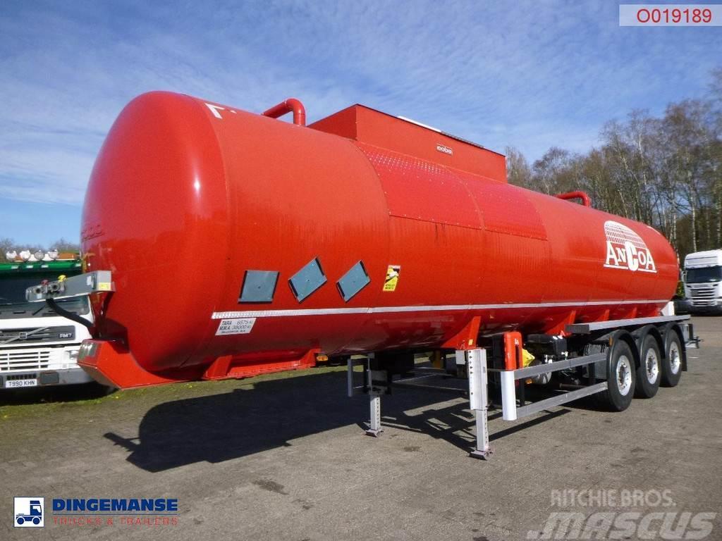 Cobo Bitumen tank inox 34 m3 / 1 comp Tankauflieger