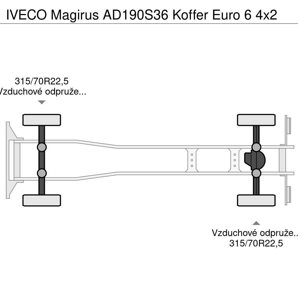 Iveco Magirus AD190S36 Koffer Euro 6 4x2 Kofferaufbau