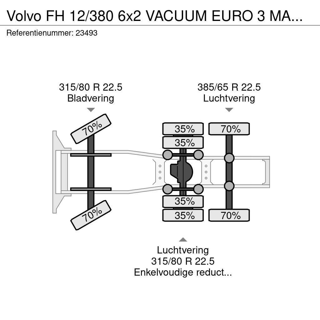 Volvo FH 12/380 6x2 VACUUM EURO 3 MANUAL GEARBOX 758.100 Sattelzugmaschinen